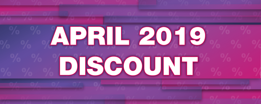 April discount on custom branded VR headsets