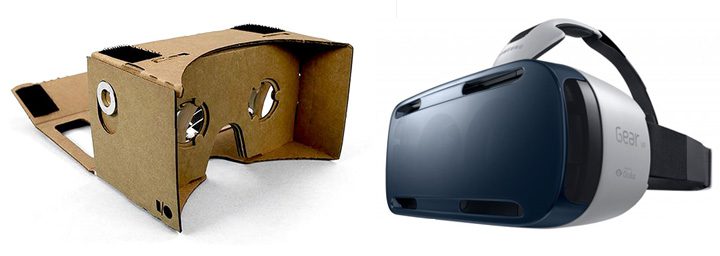 Google Cardboard vs Samsung GearVR vs Samsung Odyssey Virtual Reality Headsets